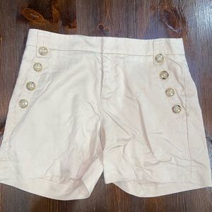 Size 0 banana republic shorts (cream/tan)